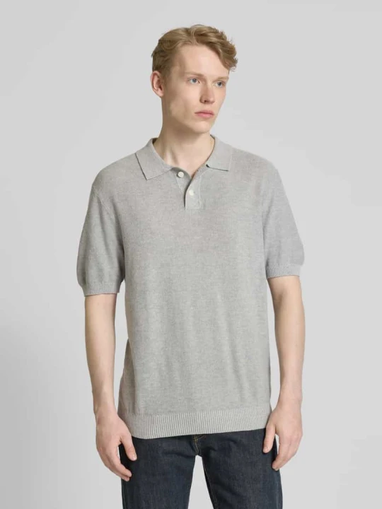 Zdjęcie produktu Koszulka polo o kroju standard fit z prążkowanymi wykończeniami Levi's Srebrny
