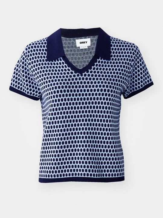 Zdjęcie produktu Koszulka polo Obey Clothing niebieski