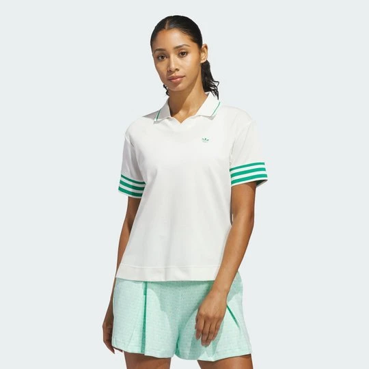 Zdjęcie produktu Koszulka polo Originals z 3 paskami Adidas biały
