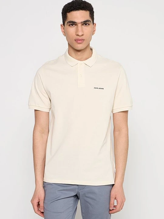 Zdjęcie produktu Koszulka polo Pepe Jeans mleczny