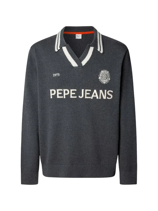 Zdjęcie produktu Koszulka polo Pepe Jeans ciemnoszary