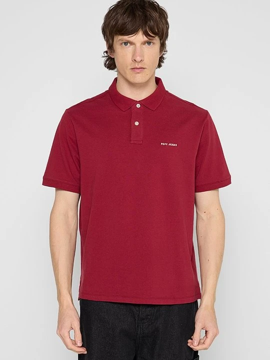 Zdjęcie produktu Koszulka polo Pepe Jeans czerwony