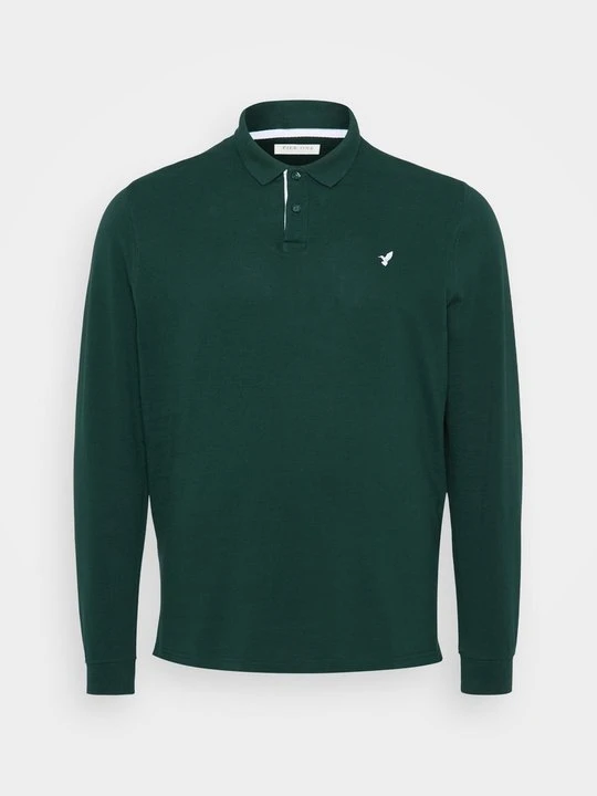 Zdjęcie produktu Koszulka polo Pier One By Zalando ciemnozielony