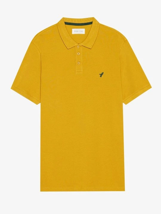 Zdjęcie produktu Koszulka polo Pier One By Zalando musztardowy