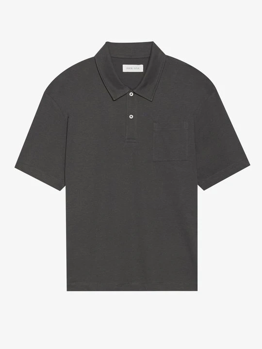 Zdjęcie produktu Koszulka polo Pier One ciemnoszary