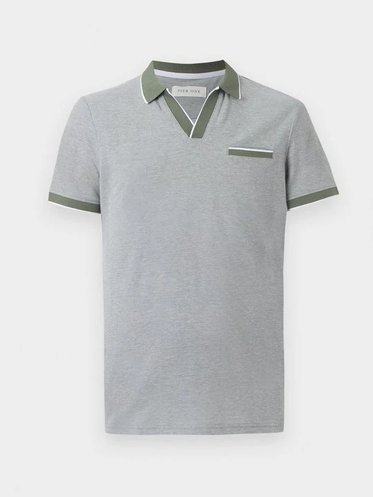 Zdjęcie produktu Koszulka polo Pier One By Zalando jasnozielony