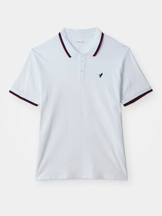 Zdjęcie produktu Koszulka polo Pier One By Zalando biały