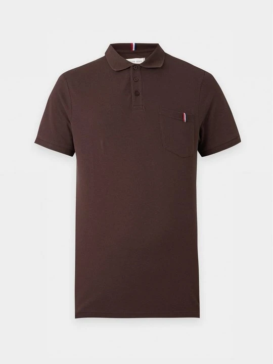 Zdjęcie produktu Koszulka polo Pier One By Zalando ciemnobrązowy