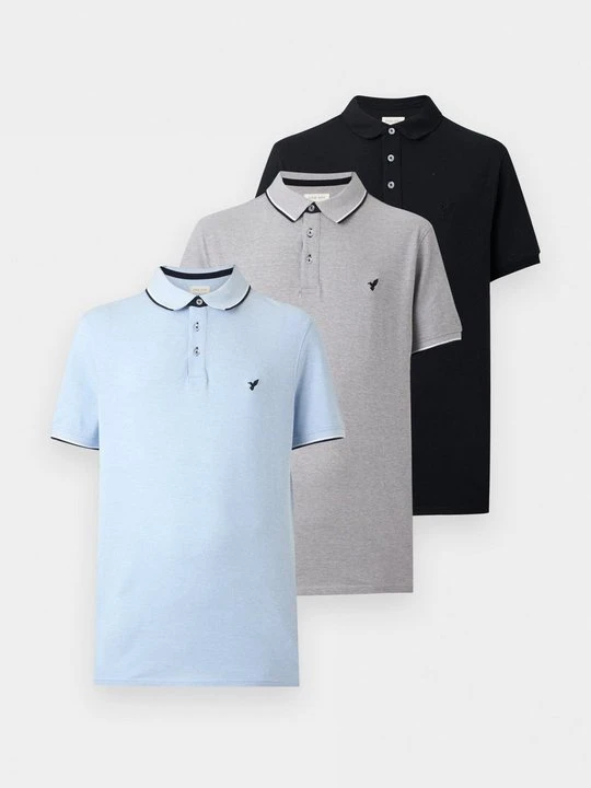 Zdjęcie produktu Koszulka polo Pier One By Zalando czarny