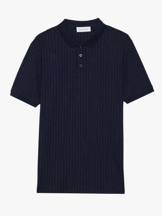 Zdjęcie produktu Koszulka polo Pier One By Zalando granatowy
