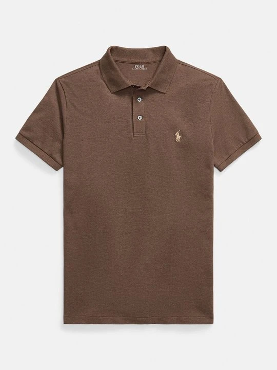 Zdjęcie produktu Koszulka polo Polo Ralph Lauren brązowy melanż