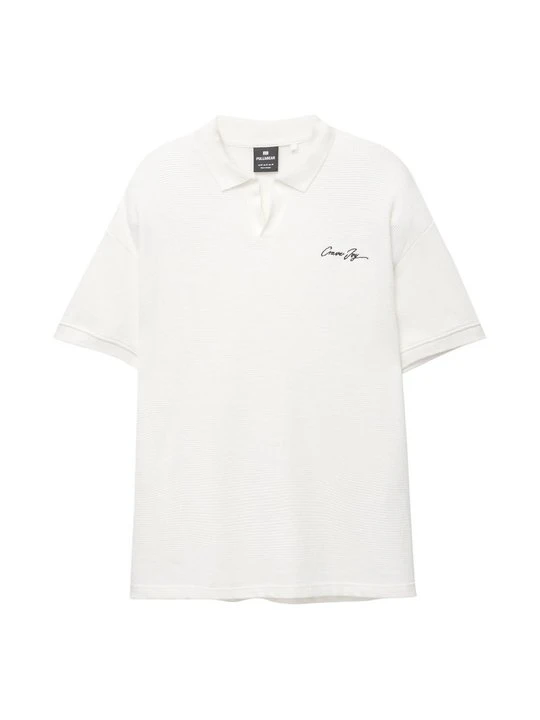 Zdjęcie produktu Koszulka polo PULL&BEAR biały