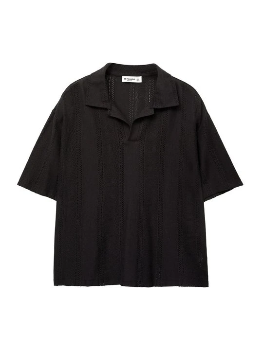 Zdjęcie produktu Koszulka polo PULL&BEAR czarny