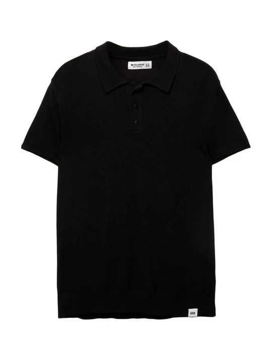 Zdjęcie produktu Koszulka polo PULL&BEAR czarny