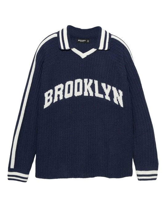 Zdjęcie produktu Koszulka polo PULL&BEAR granatowy