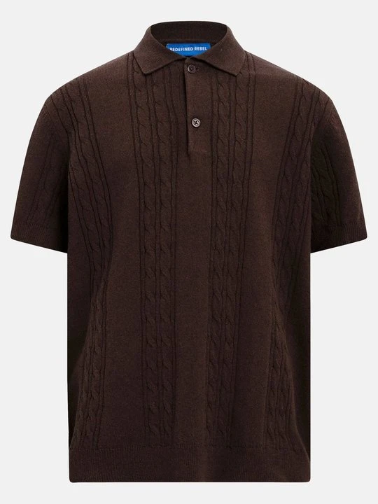 Zdjęcie produktu Koszulka polo Redefined Rebel jasnobrązowy