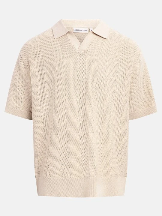 Zdjęcie produktu Koszulka polo Redefined Rebel mleczny