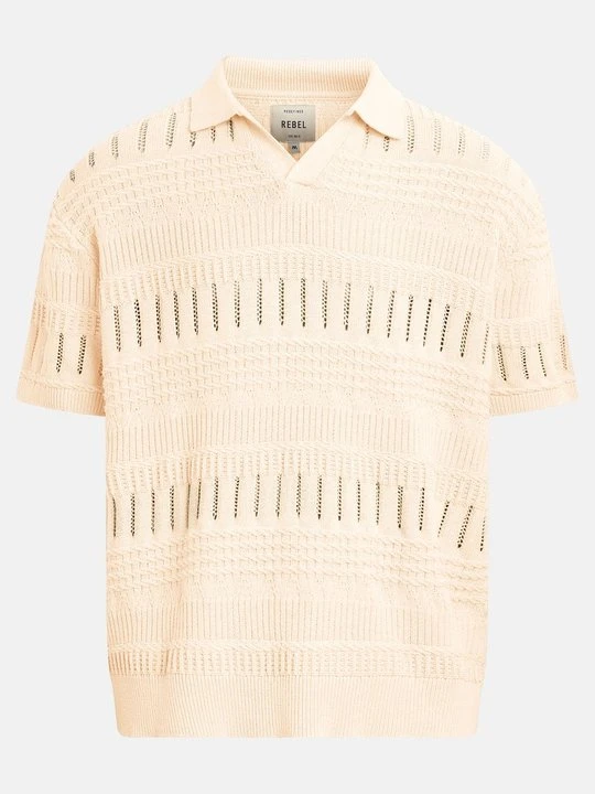 Zdjęcie produktu Koszulka polo Redefined Rebel mleczny