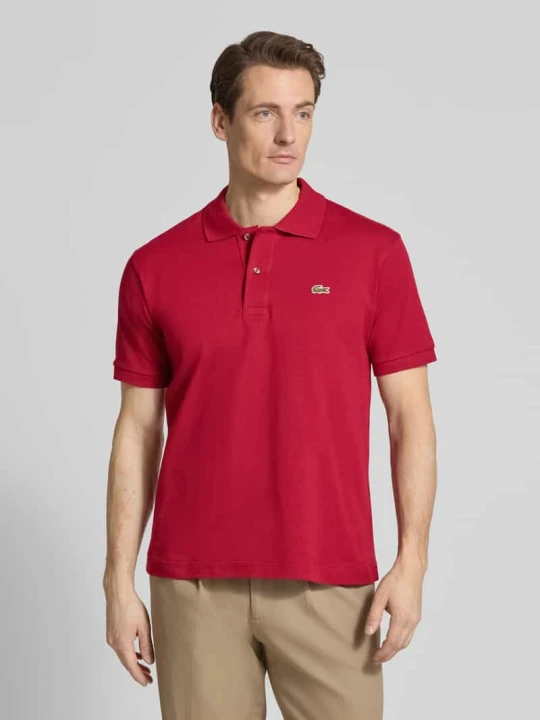Zdjęcie produktu Koszulka polo Regular Fit z czystej bawełny Lacoste Bordowy