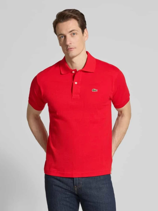 Zdjęcie produktu Koszulka polo Regular Fit z czystej bawełny Lacoste Czerwony