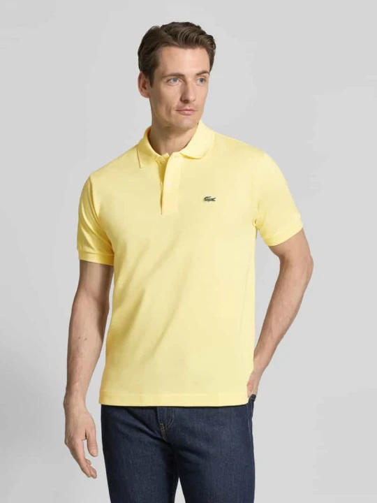 Zdjęcie produktu Koszulka polo Regular Fit z czystej bawełny Lacoste Jasnożółty