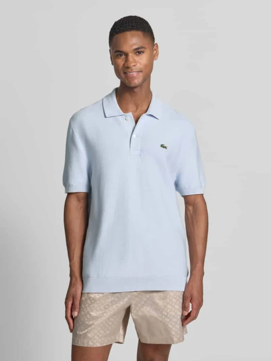 Zdjęcie produktu Koszulka polo Regular Fit z czystej bawełny Lacoste Jasnoniebieski