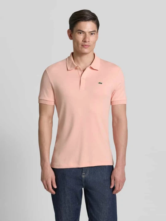 Zdjęcie produktu Koszulka polo Regular Fit z czystej bawełny Lacoste Brudnoróżowy