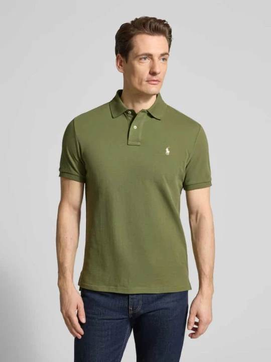 Zdjęcie produktu Koszulka polo Regular Fit z czystej bawełny Polo Ralph Lauren Oliwkowy