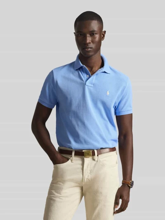 Zdjęcie produktu Koszulka polo Regular Fit z czystej bawełny Polo Ralph Lauren Błękitny