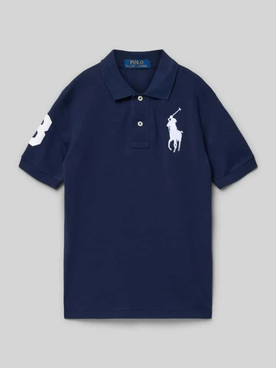 Zdjęcie produktu Koszulka polo Regular Fit z czystej bawełny Polo Ralph Lauren Granatowy