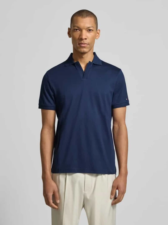 Zdjęcie produktu Koszulka polo Regular Fit z czystej bawełny Tommy Hilfiger Granatowy