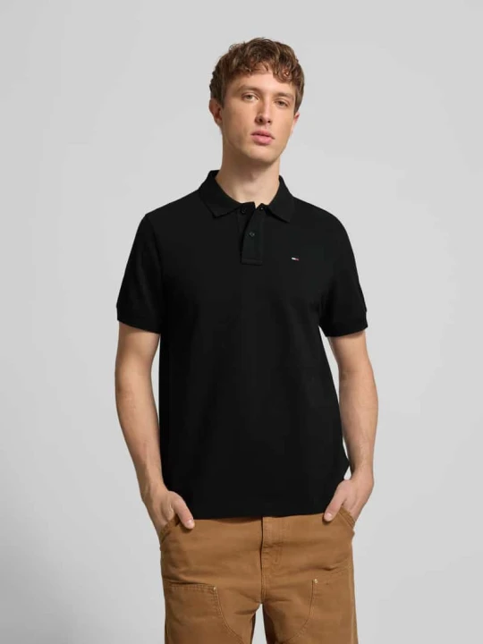Zdjęcie produktu Koszulka polo Regular Fit z czystej bawełny Tommy Jeans Czarny
