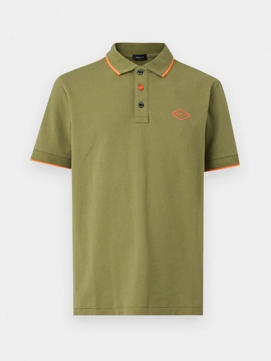 Zdjęcie produktu Koszulka polo Replay khaki