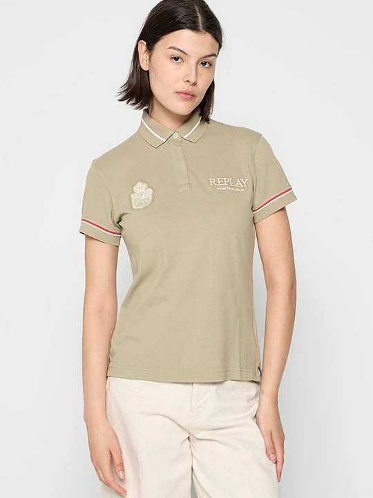 Zdjęcie produktu Koszulka polo Replay khaki