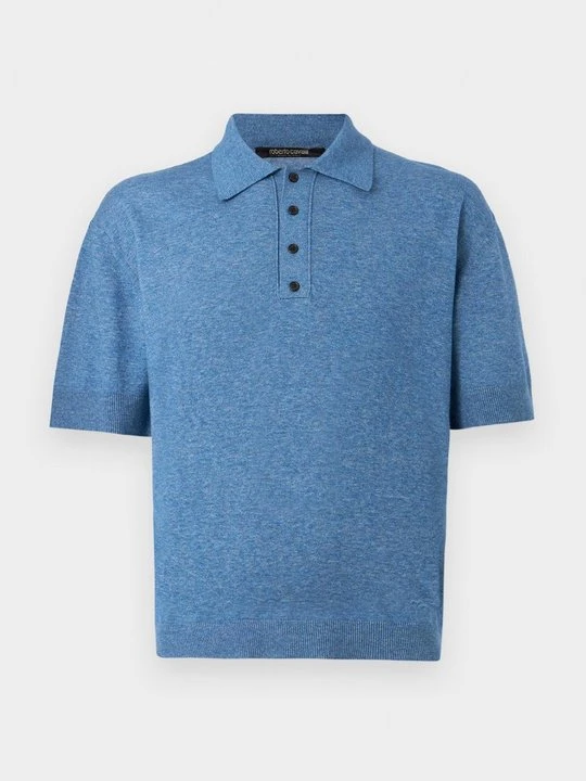 Zdjęcie produktu Koszulka polo Roberto Cavalli granatowy