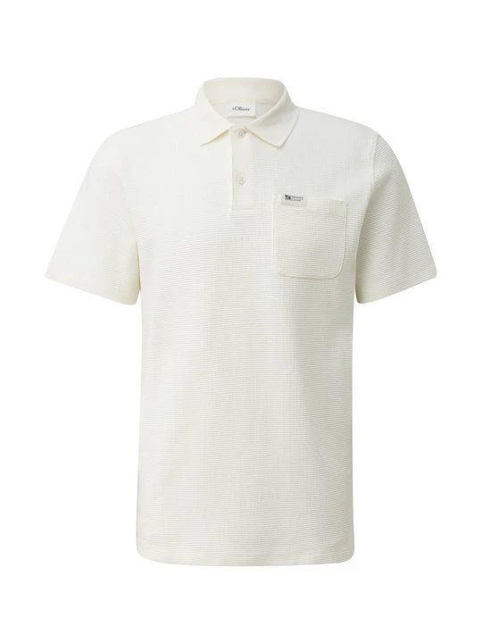 Zdjęcie produktu Koszulka polo s.Oliver mleczny