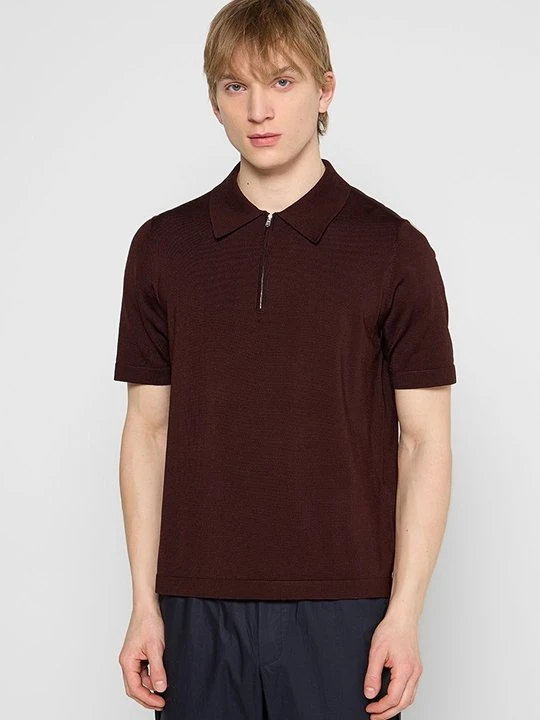 Zdjęcie produktu Koszulka polo Sandro bordowy