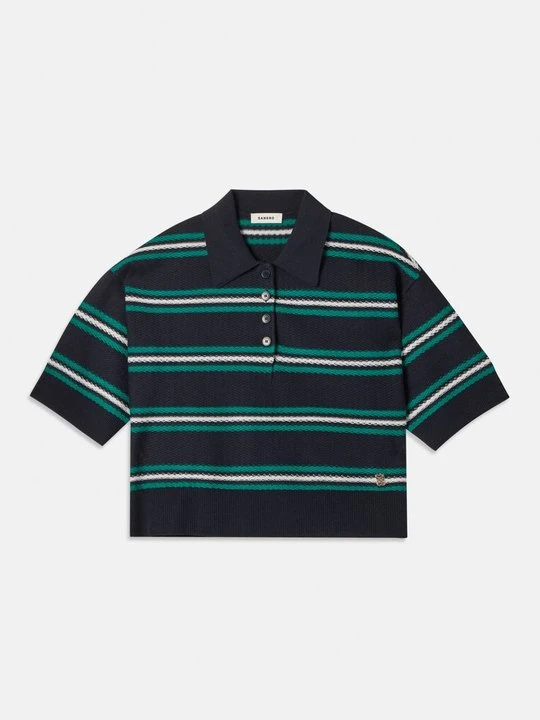 Zdjęcie produktu Koszulka polo Sandro granatowy