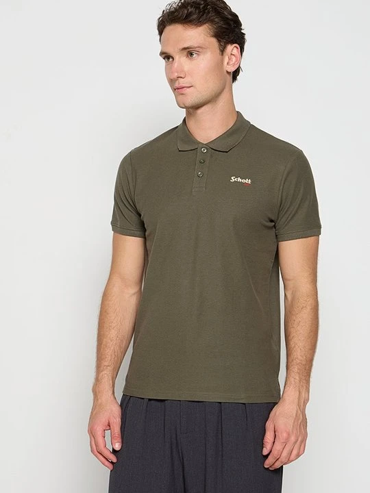 Zdjęcie produktu Koszulka polo Schott khaki