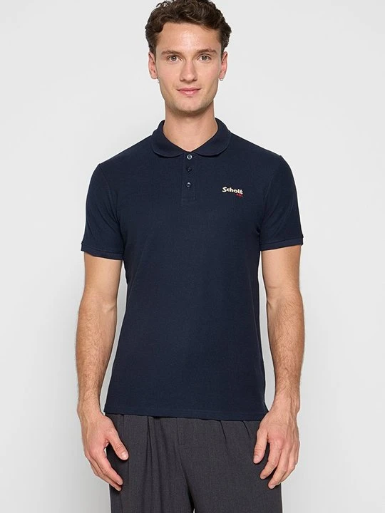Zdjęcie produktu Koszulka polo Schott granatowy