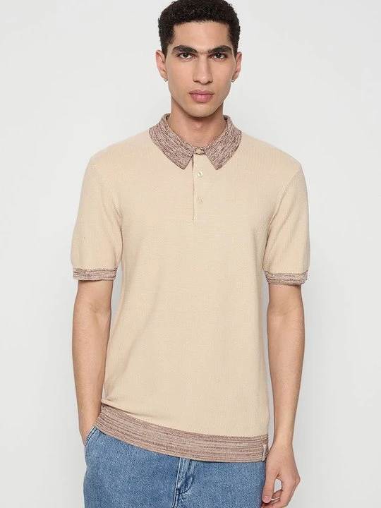 Zdjęcie produktu Koszulka polo Scotch & Soda beżowy