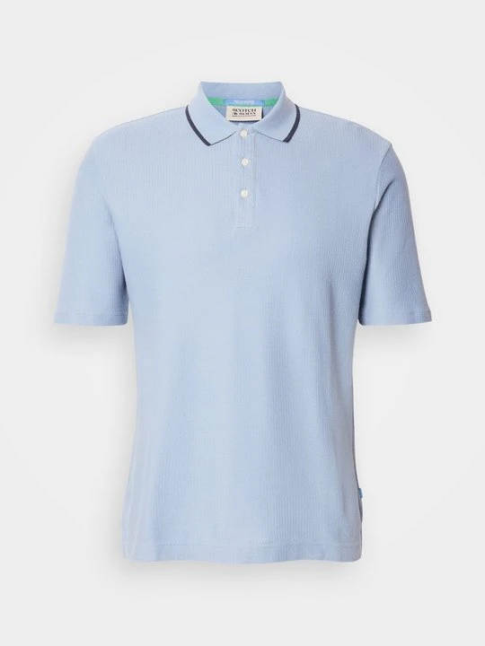 Zdjęcie produktu Koszulka polo Scotch & Soda niebieski denim