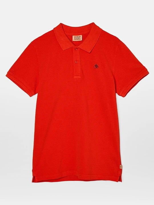 Zdjęcie produktu Koszulka polo Scotch & Soda czerwony