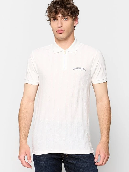 Zdjęcie produktu Koszulka polo Scotch & Soda biały