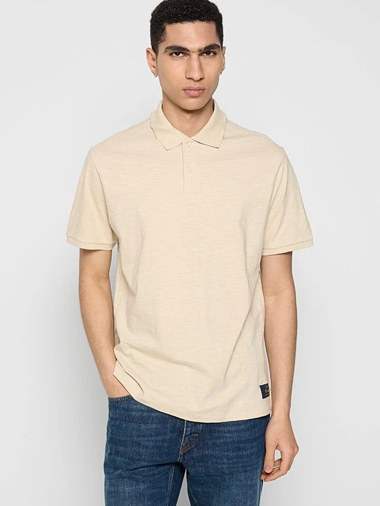 Zdjęcie produktu Koszulka polo Scotch & Soda piaskowy