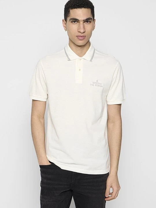 Zdjęcie produktu Koszulka polo Scotch & Soda mleczny