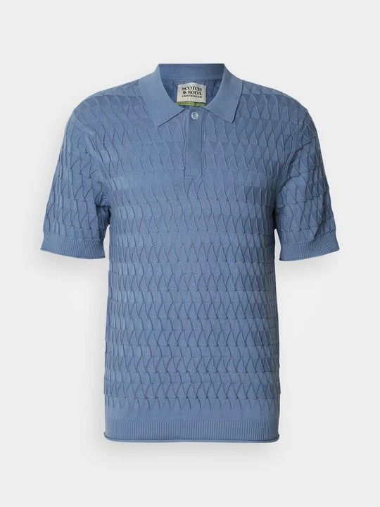 Zdjęcie produktu Koszulka polo Scotch & Soda niebieski