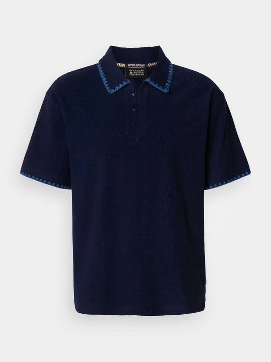Zdjęcie produktu Koszulka polo Scotch & Soda granatowy