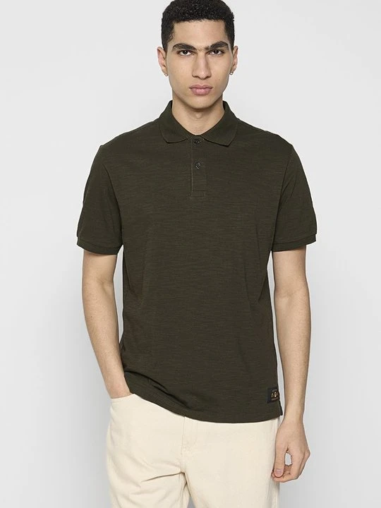 Zdjęcie produktu Koszulka polo Scotch & Soda oliwkowy