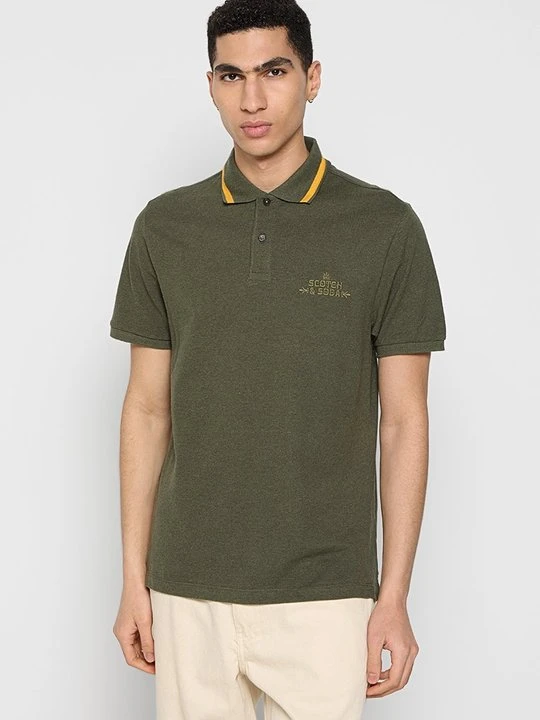 Zdjęcie produktu Koszulka polo Scotch & Soda zielony